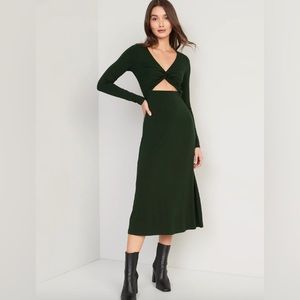 NWOT Old Navy wrap front midi dress